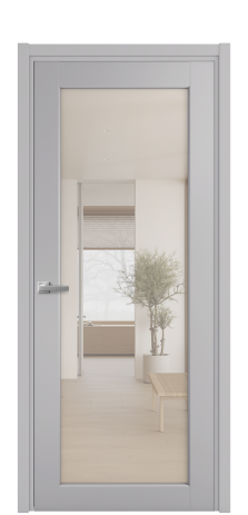 Дверь межкомнатная Страда 11 Цвет Галечный Покрытие Эмаль  Наличник L 50 Цена 45340