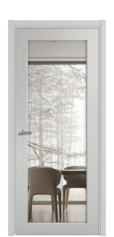 Дверь межкомнатная Strada 11 Цвет Телегрей Покрытие Эмаль  Наличник L 50 Цена 46225