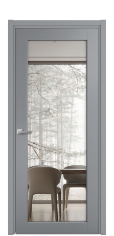 Дверь межкомнатная Strada 11 Цвет Гриджио Покрытие Эмаль  Наличник L 50 Цена 46225