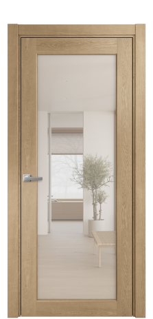 Дверь межкомнатная Strada 11 Цвет Дуб Светлый Покрытие Шпон натуральный  Наличник L 75 Цена 48050