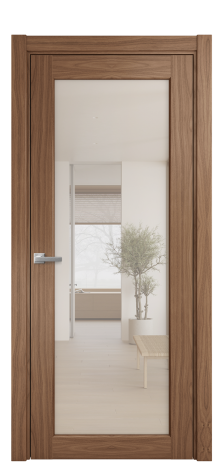 Дверь межкомнатная Strada 11 Цвет Американский Орех Покрытие Шпон натуральный  Наличник L 75 Цена 51725