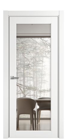 Дверь межкомнатная Strada 11 Цвет Белый Покрытие Эмаль  Наличник L 75 Цена 46225