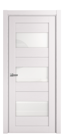 Дверь межкомнатная Strada 14 Цвет Ясень Крем Покрытие Шпон крашеный  Наличник L 75 Цена 43050