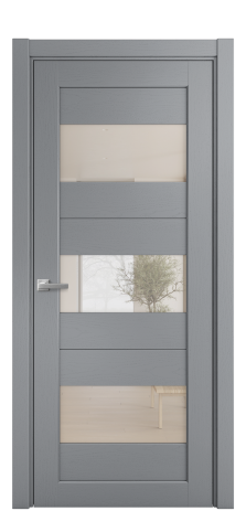 Дверь межкомнатная Strada 14 Цвет Ясень Гриджио Покрытие Шпон крашеный  Наличник L 75 Цена 43050