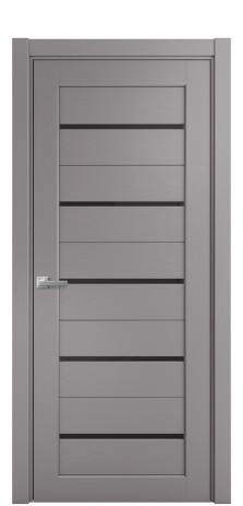 Дверь межкомнатная Strada 15 Цвет Ясень Ирис Покрытие Шпон крашеный  Наличник L 75 Цена 43050