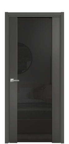 Дверь межкомнатная Vario 11 Цвет Антрацит Покрытие Эмаль  Наличник L 50 Цена 49725