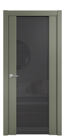 Дверь межкомнатная Vario 11 Цвет Зеленый Покрытие Эмаль  Наличник L 75 Цена 45575