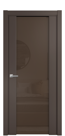 Дверь межкомнатная Vario 11 Цвет Коричневый Покрытие Эмаль  Наличник L 75 Цена 45575
