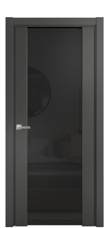 Дверь межкомнатная Vario 11 Цвет Ясень Антрацит Покрытие Шпон крашеный  Наличник L 75 Цена 46150