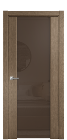 Дверь межкомнатная Варио 11 Цвет Дуб Мускат Покрытие Шпон натуральный  Наличник L 75 Цена 53550