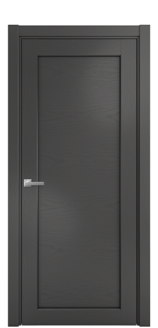 Дверь межкомнатная Страда 01 Цвет Ясень Антрацит Покрытие Шпон крашеный  Наличник L 75 Цена 42175