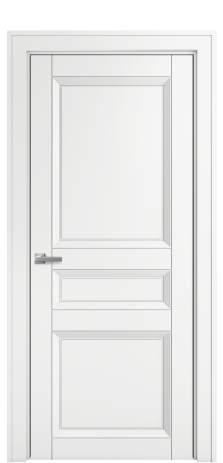Дверь межкомнатная Belluno 4 Цвет Белый Покрытие Эмаль  Наличник Komo 90 Цена 47565