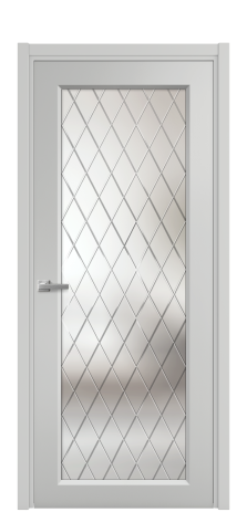 Дверь межкомнатная Страйп 1 Цвет Телегрей Покрытие Эмаль  Наличник L 50 Цена 45765