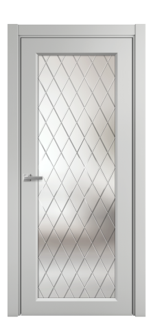 Дверь межкомнатная Stripe 1 Цвет Телегрей Покрытие Эмаль  Наличник L 75 Цена 38524