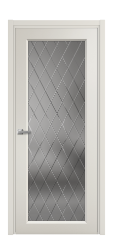 Дверь межкомнатная Stripe 1 Цвет Дымчатый Покрытие Эмаль  Наличник L 50 Цена 46365