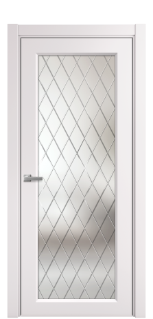 Дверь межкомнатная Stripe 1 Цвет Крем Покрытие Эмаль  Наличник L 75 Цена 41515