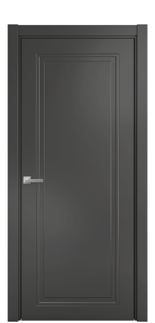 Дверь межкомнатная Stripe 1 Цвет Антрацит Покрытие Эмаль  Наличник L 75 Цена 39225