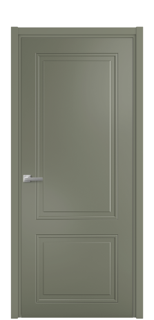 Дверь межкомнатная Stripe 2 Цвет Зеленый Покрытие Эмаль  Наличник L 50 Цена 43325