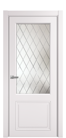 Дверь межкомнатная Stripe 2 Цвет Крем Покрытие Эмаль  Наличник L 75 Цена 40730