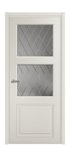 Дверь межкомнатная Stripe 3 Цвет Дымчатый Покрытие Эмаль  Наличник L 50 Цена 45450