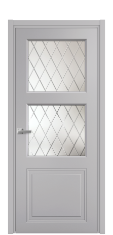 Дверь межкомнатная Stripe 3 Цвет Галечный Покрытие Эмаль  Наличник L 50 Цена 44900