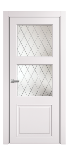 Дверь межкомнатная Stripe 3 Цвет Крем Покрытие Эмаль  Наличник L 75 Цена 40800