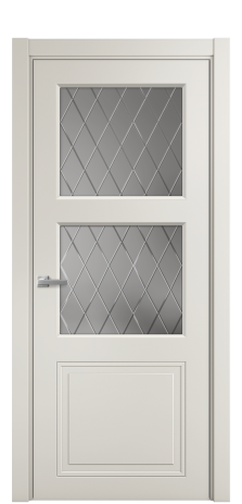 Дверь межкомнатная Stripe 3 Цвет Дымчатый Покрытие Эмаль  Наличник L 75 Цена 41350