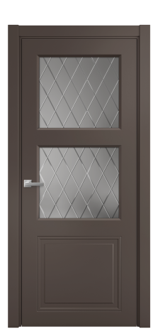 Дверь межкомнатная Stripe 3 Цвет Коричневый Покрытие Эмаль  Наличник L 75 Цена 41350