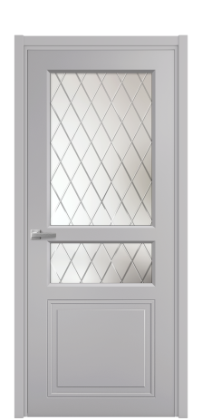 Дверь межкомнатная Stripe 4 Цвет Галечный Покрытие Эмаль  Наличник L 50 Цена 45341