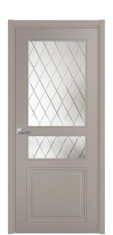 Дверь межкомнатная Stripe 4 Цвет Какао Покрытие Эмаль  Наличник L 50 Цена 43948