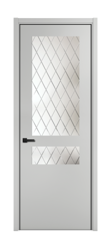 Дверь межкомнатная Страйп 4 Цвет Телегрей Покрытие ЭМАЛИ Эмаль Наличник  L 50 Цена 38843