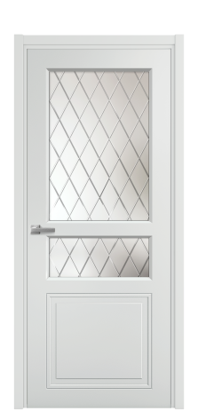 Дверь межкомнатная Stripe 4 Цвет Облачный Покрытие Эмаль  Наличник L 50 Цена 43798