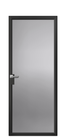 Дверь межкомнатная Frame 01 Цвет Черный Покрытие Алюминий  Наличник Скрытый короб Цена 72033