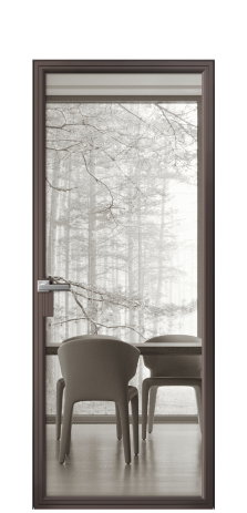 Дверь межкомнатная Frame 01 Цвет Антик Покрытие Алюминий  Наличник Скрытый короб Цена 69892