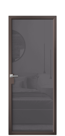 Дверь межкомнатная Frame 01 Цвет Антик Покрытие Алюминий  Наличник Скрытый короб Цена 69920