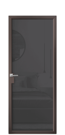 Дверь межкомнатная Фрейм 01 Цвет Антик Покрытие Алюминий  Наличник Скрытый короб Цена 86890