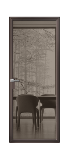 Дверь межкомнатная Фрейм 01 Цвет Антик Покрытие Алюминий  Наличник Скрытый короб Цена 86890