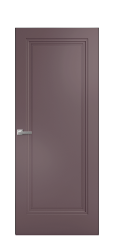 Дверь межкомнатная Степ 01 Цвет Лиловый Покрытие Эмаль  Наличник Скрытый короб хром Цена 53768