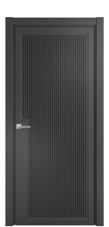 Дверь межкомнатная Степ 03 Цвет Антрацит Покрытие Эмаль  Наличник L 75 Цена 53793