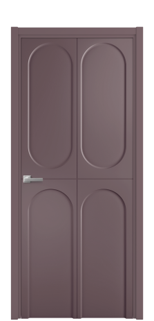 Дверь межкомнатная Anse 4 Цвет Лиловый Покрытие Эмаль  Наличник L 50 Цена 52175