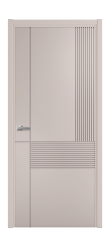 Дверь межкомнатная Mezzo 13 Цвет Пудра Покрытие Эмаль  Наличник L 50 Цена 42625