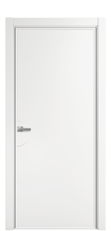 Дверь межкомнатная Лайн 2 Цвет Белый Покрытие Эмаль  Наличник L 75 Цена 49475
