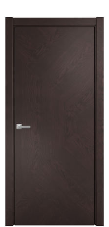 Дверь межкомнатная Юнит 08 Цвет Мореный Дуб Покрытие Шпон натуральный  Наличник L 75 Цена 62050