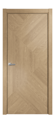 Дверь межкомнатная Unit 08 Цвет Дуб Светлый Покрытие Шпон натуральный  Наличник L 75 Цена 54250