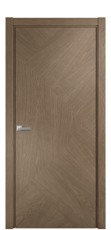 Дверь межкомнатная Unit 08 Цвет Дуб Мускат Покрытие Шпон натуральный  Наличник L 75 Цена 54250