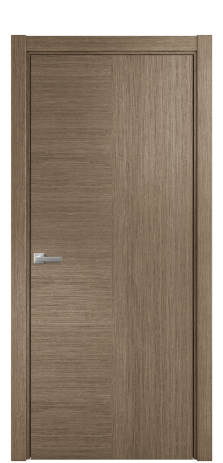 Дверь межкомнатная Unit 09 Цвет Дуб Кофе Покрытие Шпон масло  Наличник L 75 Цена 57025