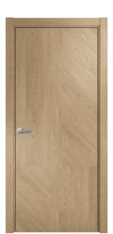 Дверь межкомнатная Unit 11 Цвет Дуб Светлый Покрытие Шпон натуральный  Наличник L 75 Цена 58050