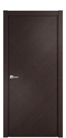 Дверь межкомнатная Порте 39-00 в шпоне Цвет Мореный Дуб Покрытие Шпон натуральный диагональ Наличник L 75 Цена 51238