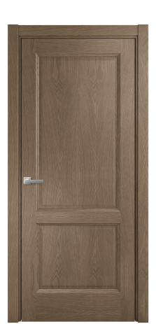 Дверь межкомнатная Неоклассик 2 Цвет Дуб Мускат Покрытие Шпон натуральный  Наличник L 75 Цена 48050