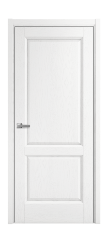 Дверь межкомнатная Неоклассик 2 Цвет Ясень Белый Покрытие Шпон крашеный  Наличник L 50 Цена 45175